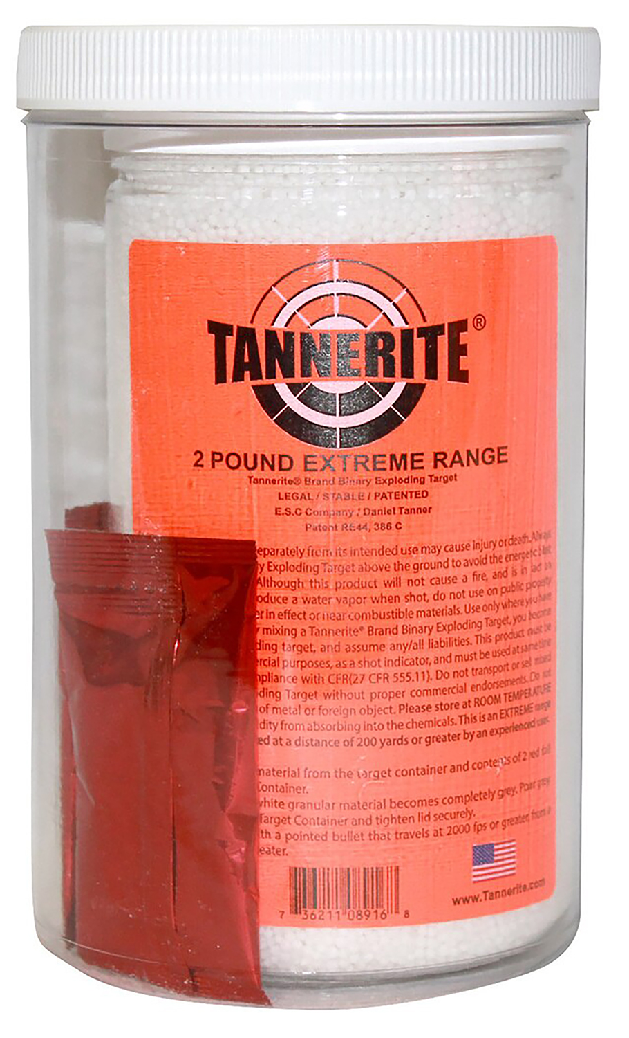 TANNERITE TARGET 1/2 ILB CAN - Maine Ammo Company